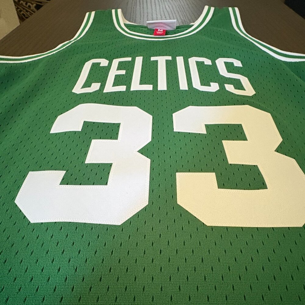 Mitchell & Ness Larry Bird Home Boston Celtics Jersey Men's Medium - Picture 2 of 8